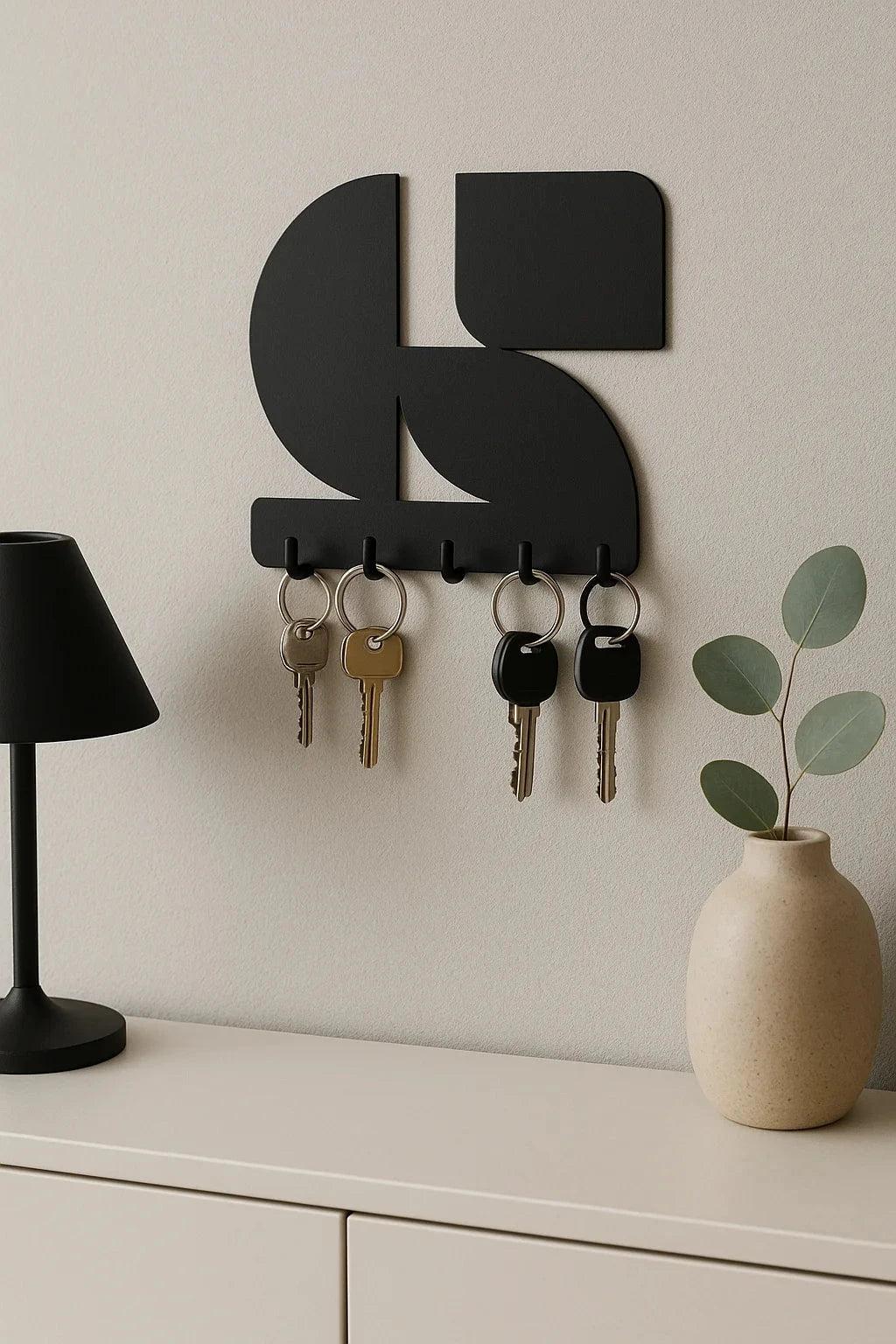 Modern Key Holder & Wall Organizer – Minimalist Key Rack